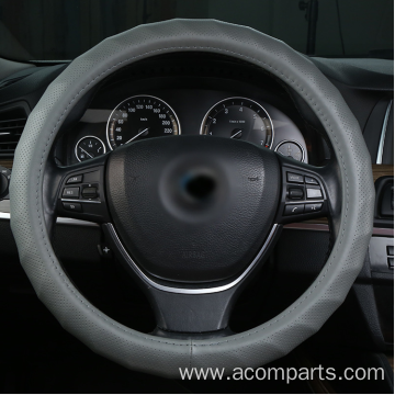 Non-slip and breathable car steering wheel cover